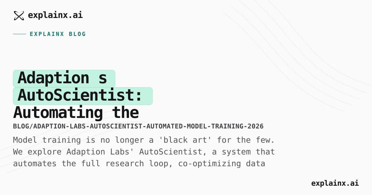 Adaption’s AutoScientist: Automating the Frontier of Model Training and Alignment