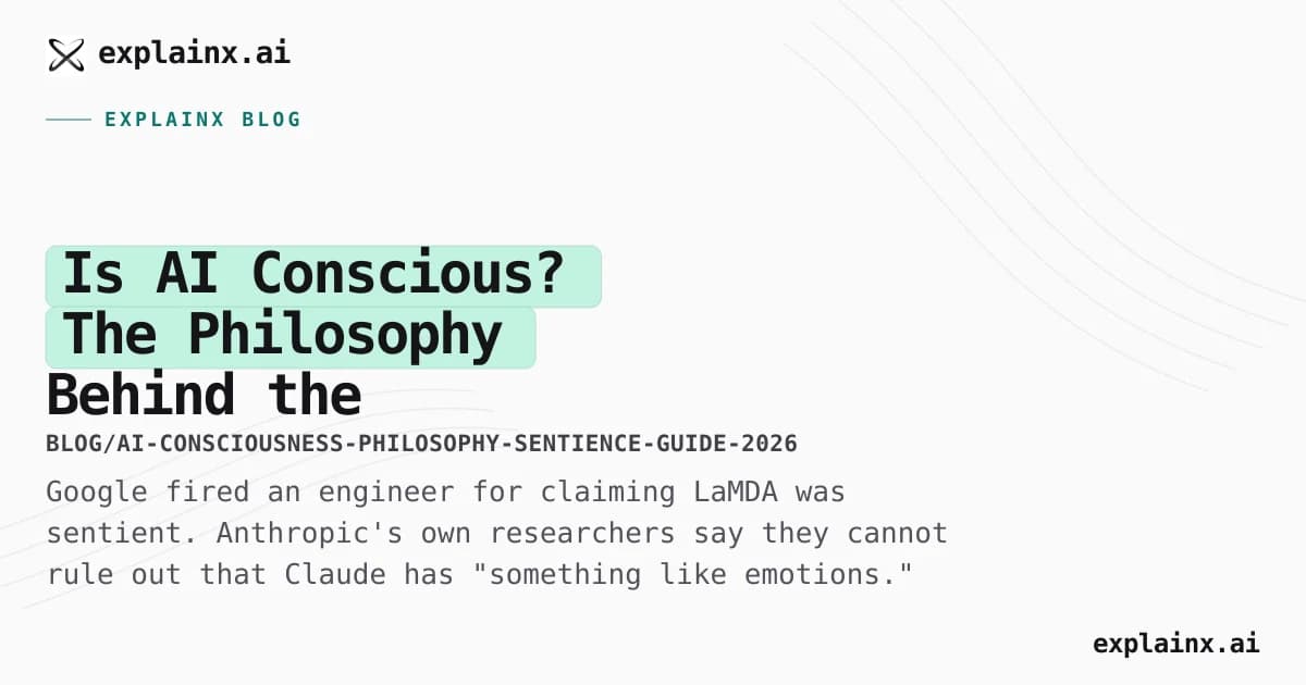 Is AI Conscious? The Philosophy Behind the Question Everyone Is Afraid to Ask