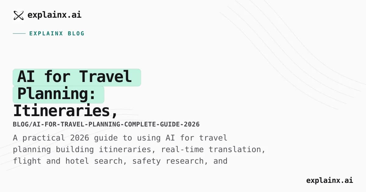 AI for Travel Planning: Itineraries, Translation, and Tools That Actually Save Time