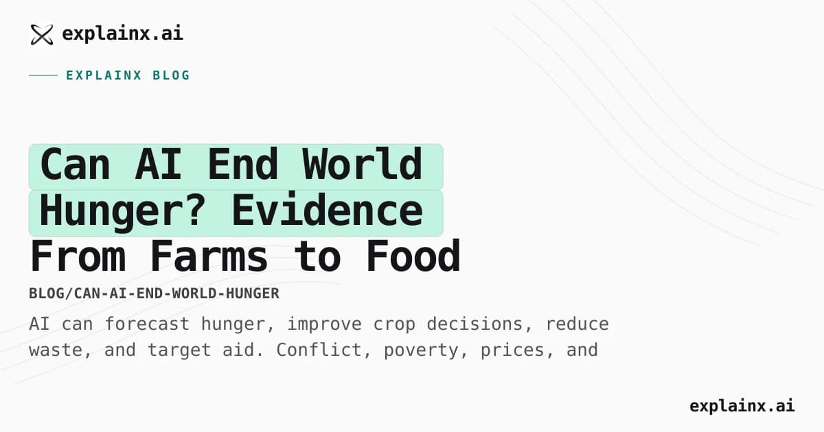 Can AI End World Hunger? Evidence From Farms to Food Aid