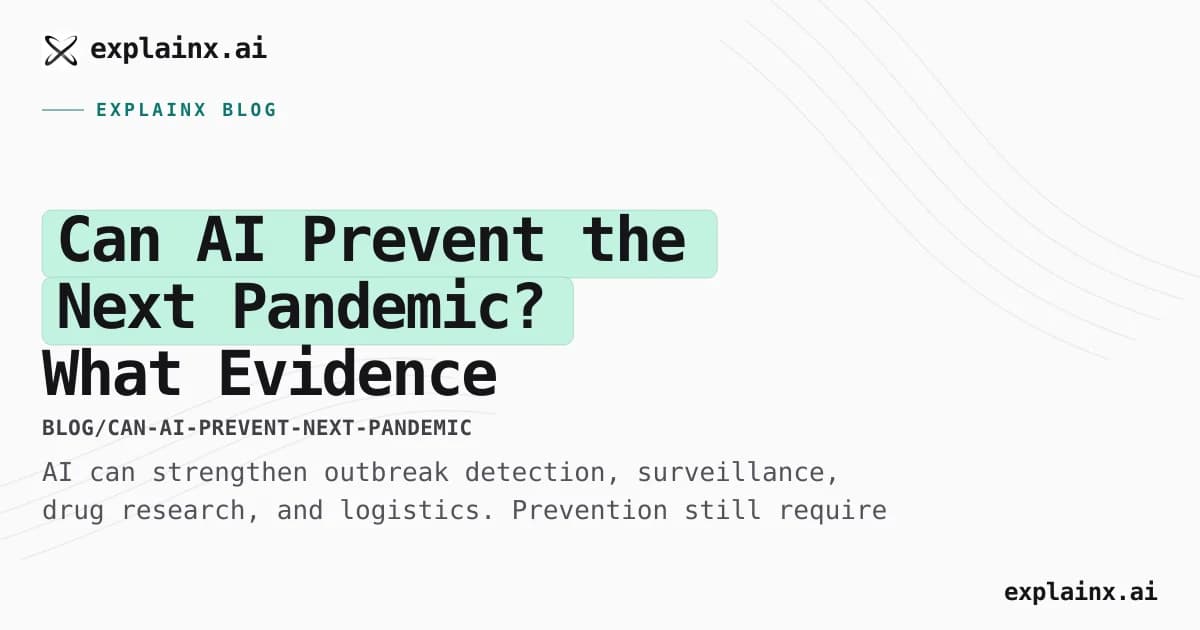 Can AI Prevent the Next Pandemic? What Evidence Supports