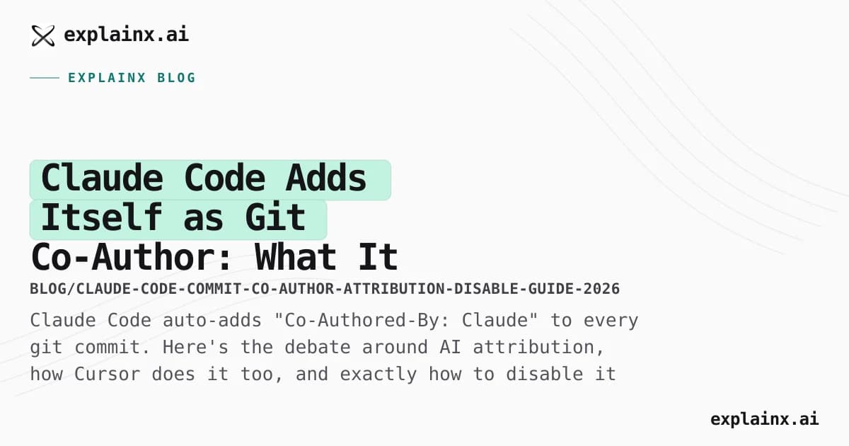 Claude Code Adds Itself as Git Co-Author: What It Means and How to Disable It [2026]