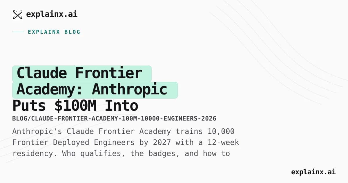 Claude Frontier Academy: Anthropic Puts $100M Into Training 10,000 Deployed Engineers