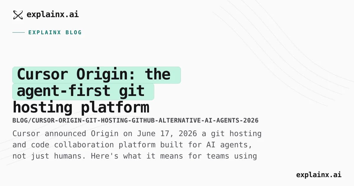 Cursor Origin: the agent-first git hosting platform that wants to replace GitHub (2026)