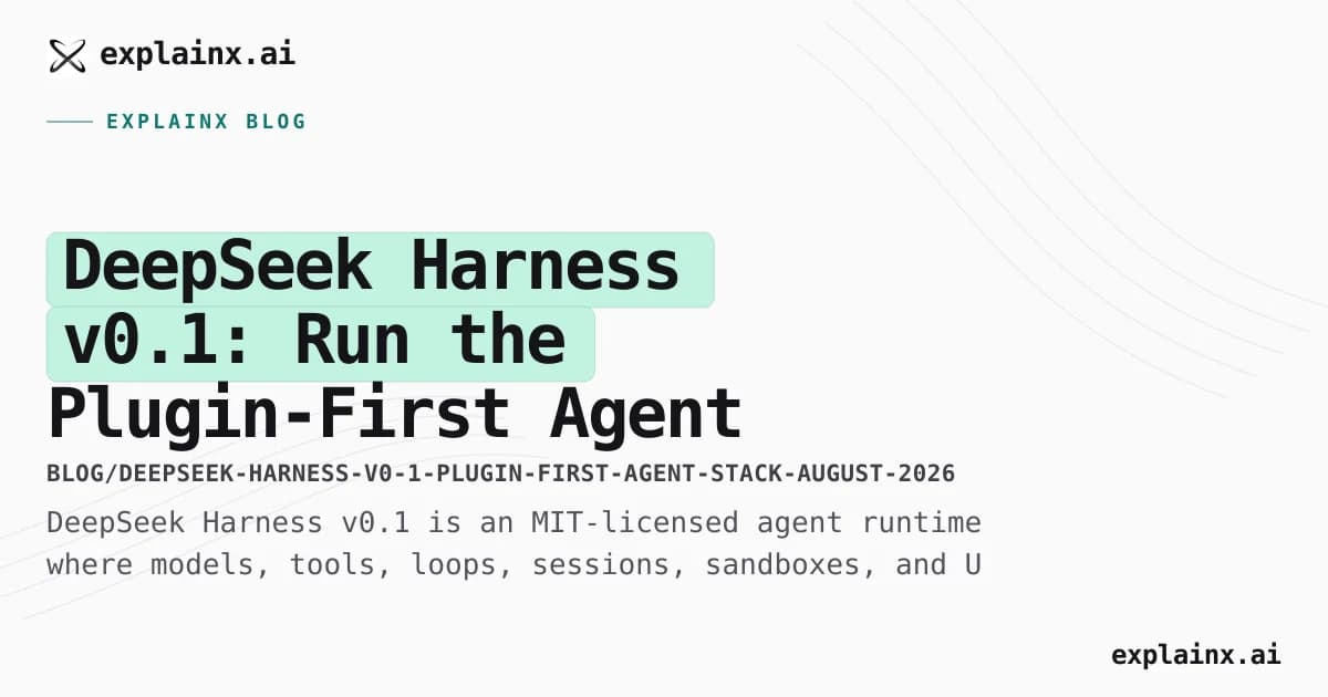 DeepSeek Harness v0.1: Run the Plugin-First Agent Stack