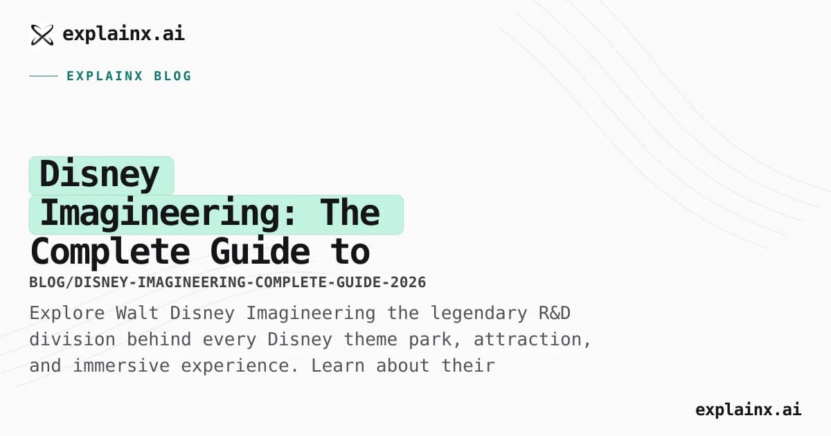 Disney Imagineering: The Complete Guide to the World's Most Creative Design Studio
