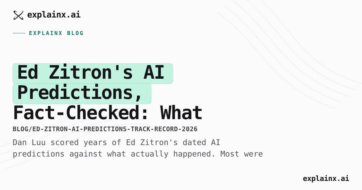 Ed Zitron's AI Predictions, Fact-Checked: What Dan Luu Found