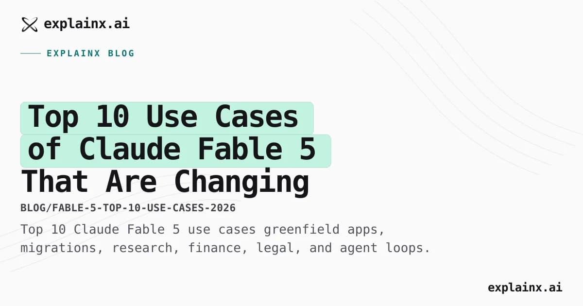 Top 10 Use Cases of Claude Fable 5 That Are Changing How People Work