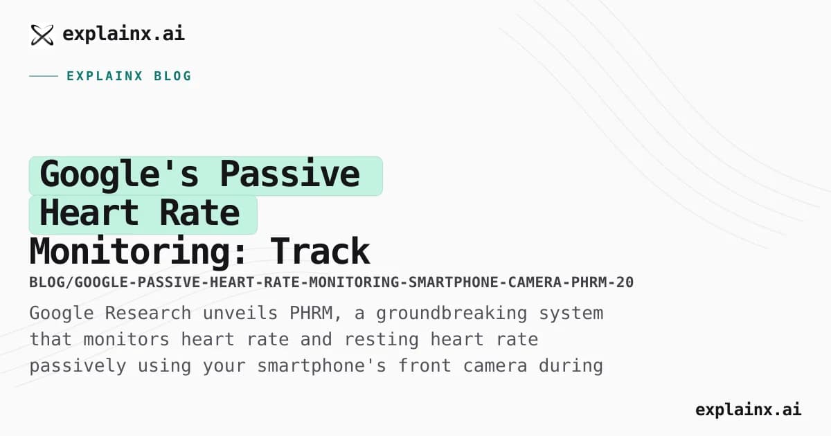 Google's Passive Heart Rate Monitoring: Track Your Heart Health Without a Wearable