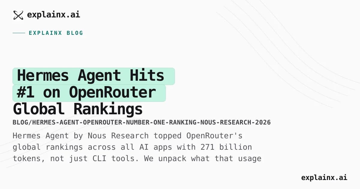 Hermes Agent Hits #1 on OpenRouter Global Rankings — What 271 Billion Tokens Tells Us