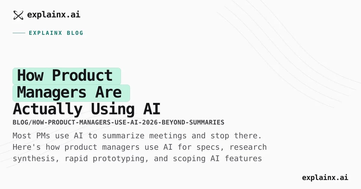 How Product Managers Are Actually Using AI in 2026 (Beyond Meeting Summaries)