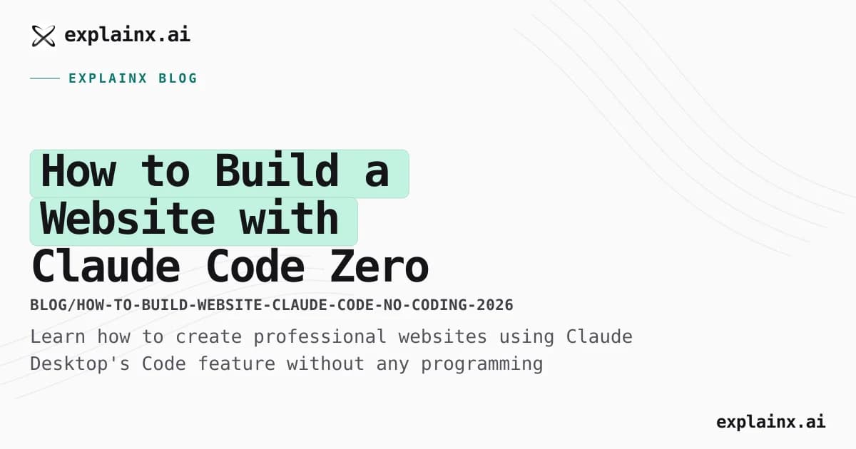 How to Build a Website with Claude Code — Zero Coding Knowledge Required