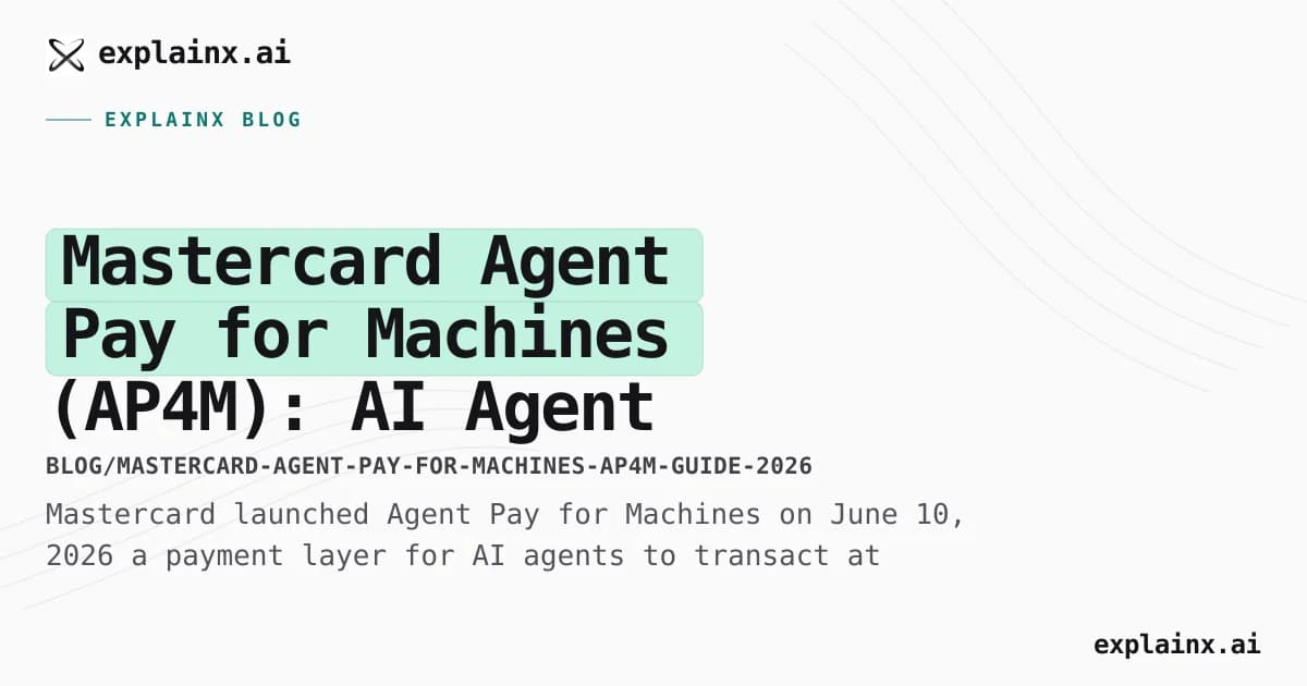 Mastercard Agent Pay for Machines (AP4M): AI Agent Payments Explained