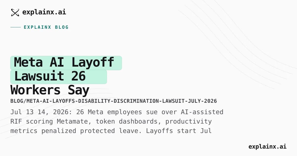 Meta AI Layoff Lawsuit — 26 Workers Say Scoring Targeted Leave & Disabilities