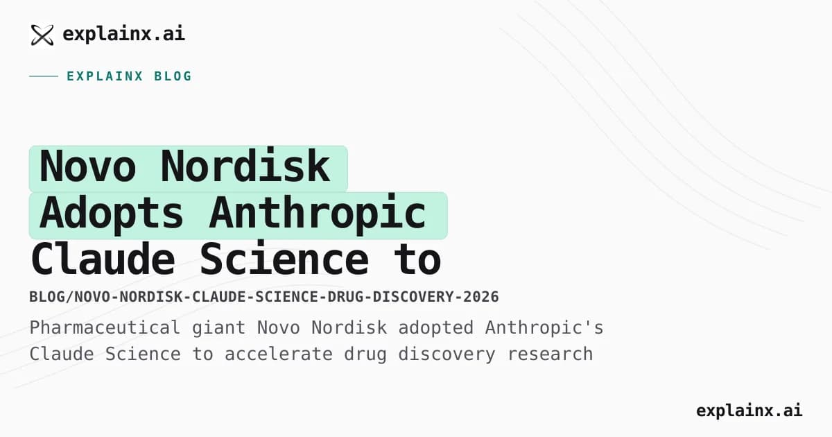 Novo Nordisk Adopts Anthropic Claude Science to Speed Drug Discovery
