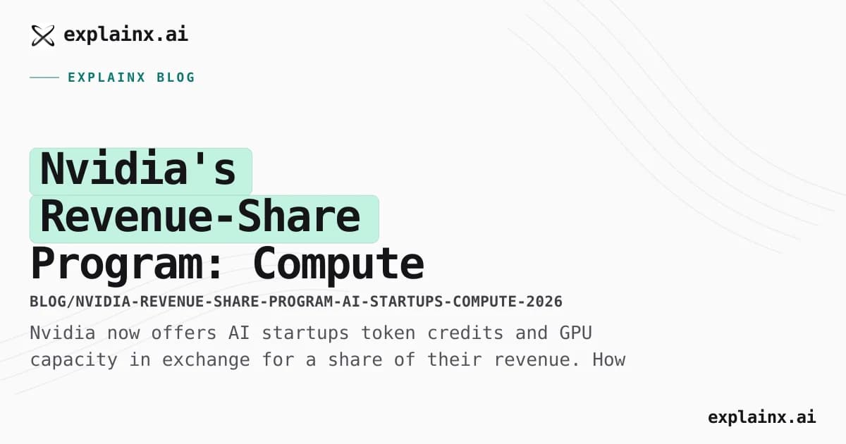 Nvidia's Revenue-Share Program: Compute Now, Pay From Future Sales