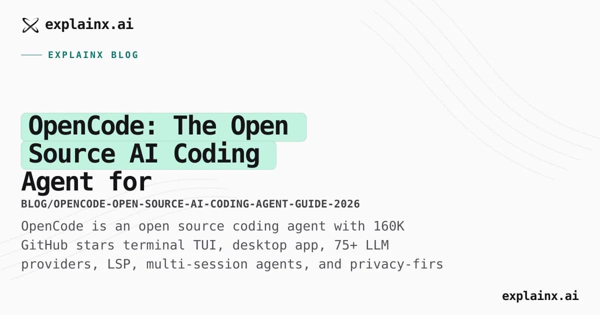 OpenCode: The Open Source AI Coding Agent for Terminal, Desktop, and IDE (2026)