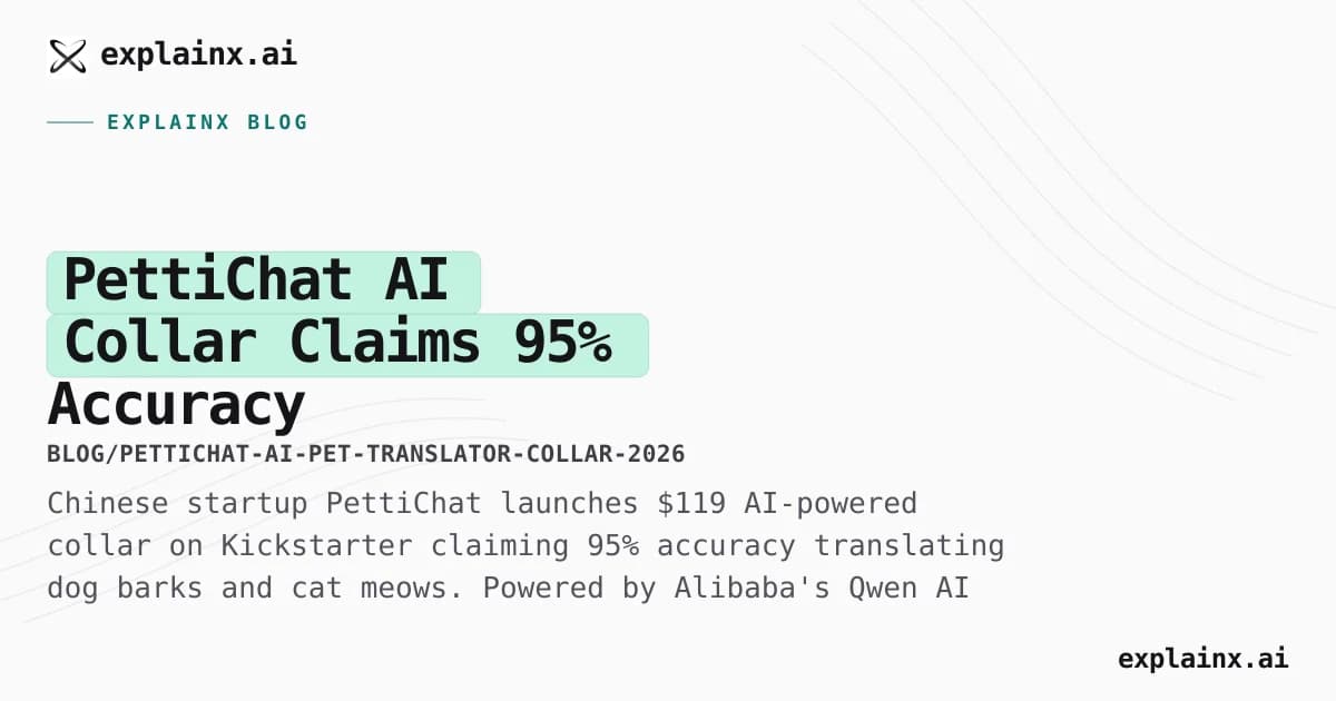 PettiChat AI Collar Claims 95% Accuracy Translating Pet Sounds - Here's What We Know