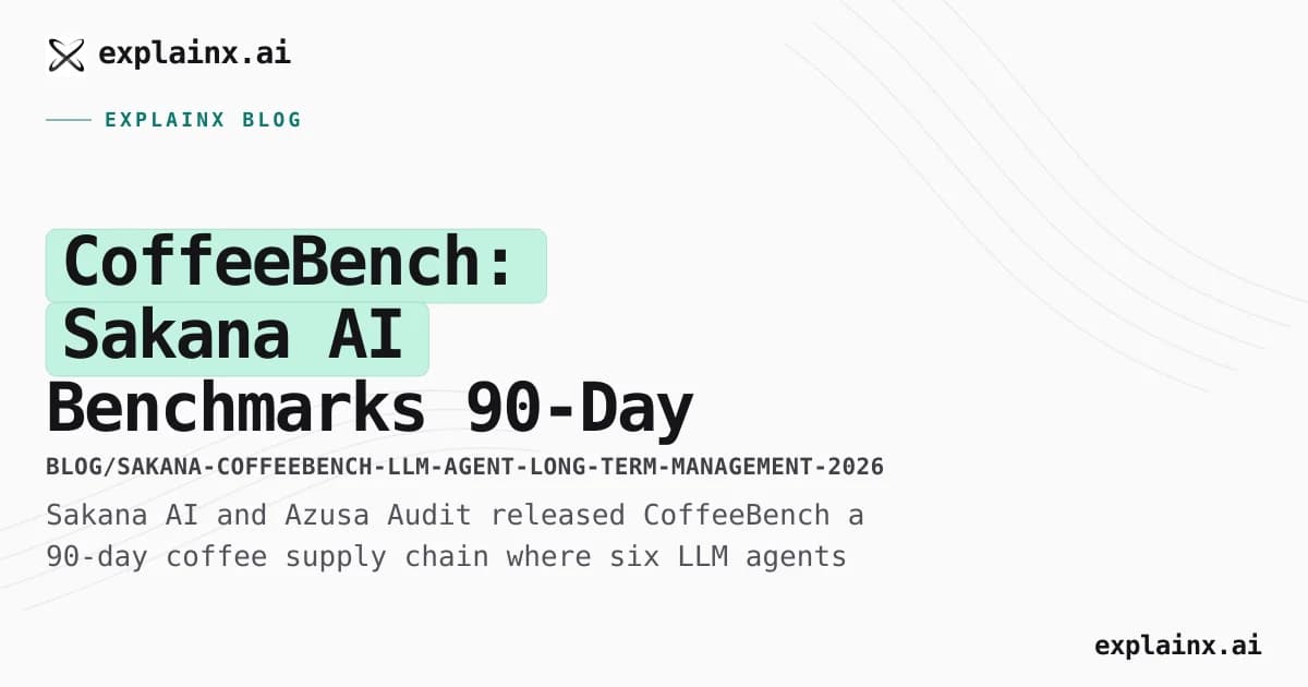 CoffeeBench: Sakana AI Benchmarks 90-Day LLM Supply Chain Management