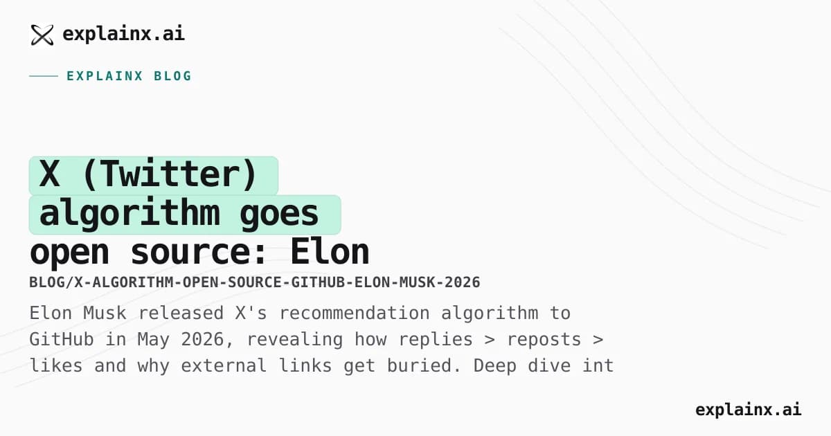 X (Twitter) algorithm goes open source: Elon Musk publishes For You feed code to GitHub