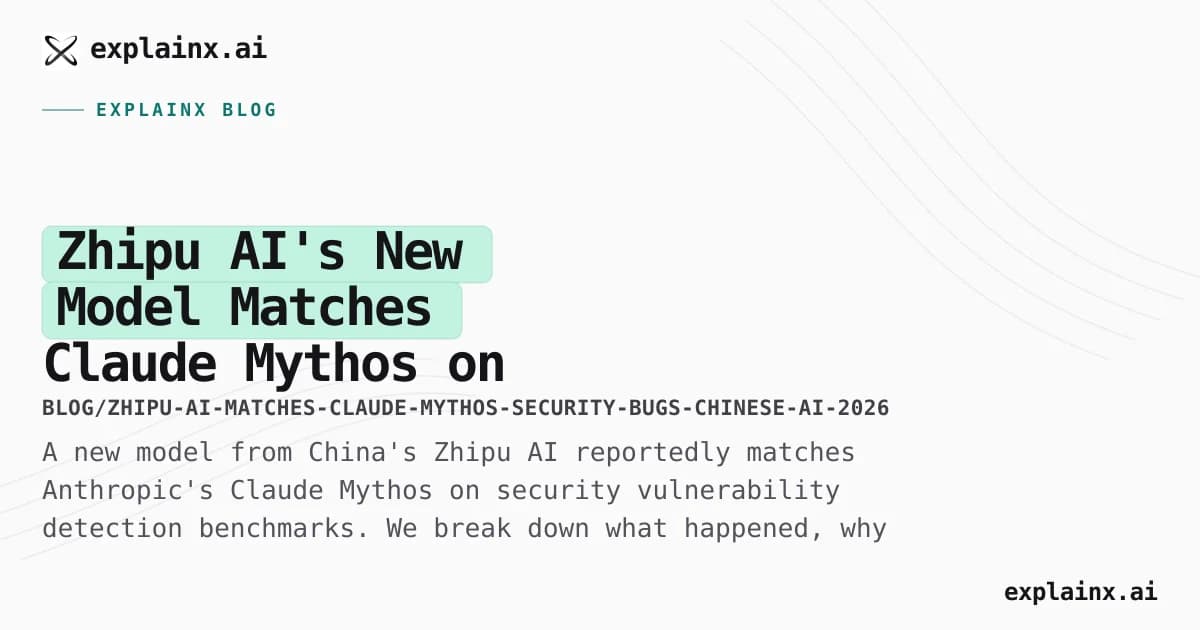 Zhipu AI's New Model Matches Claude Mythos on Security Bug Detection — What It Means for the AI Race