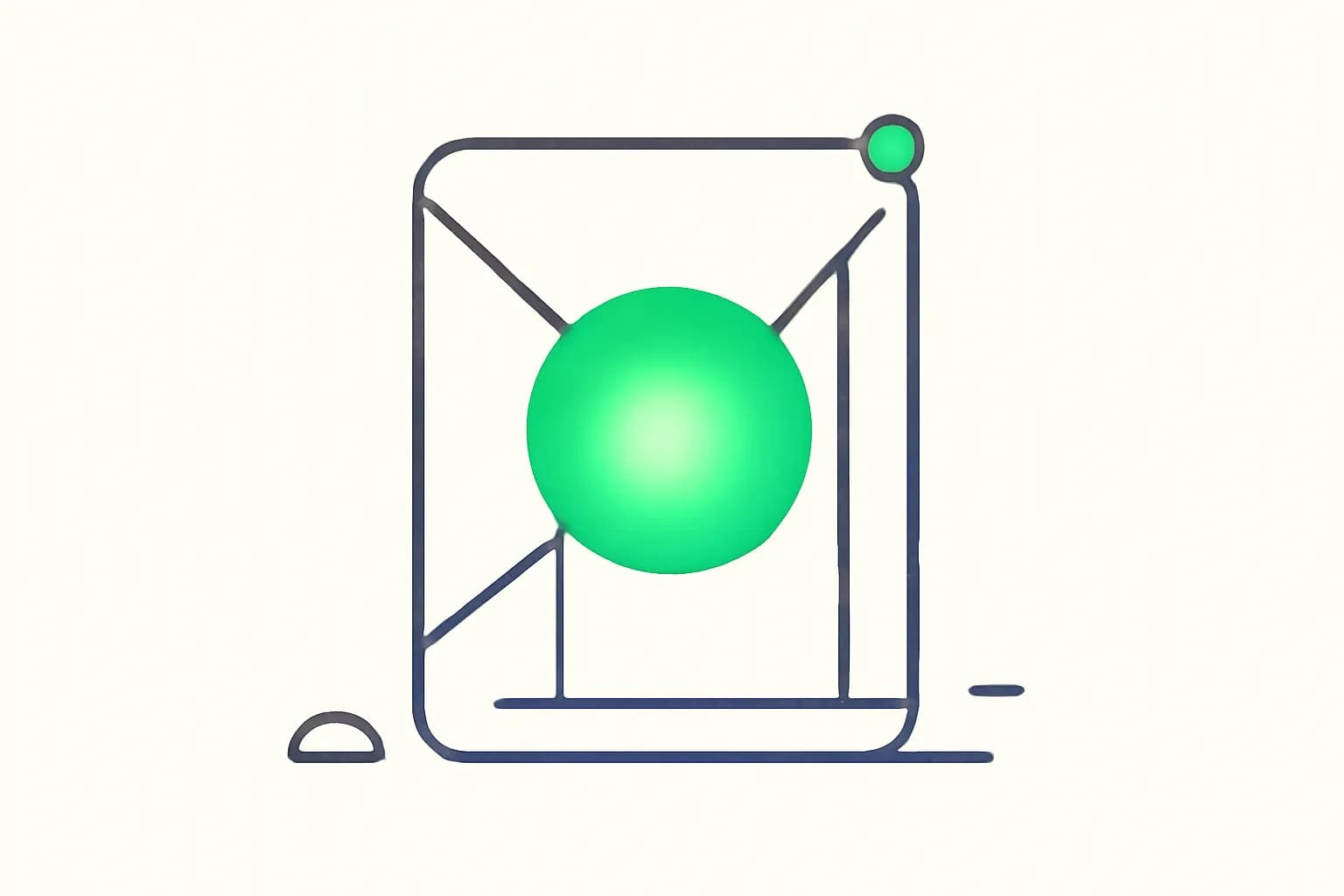 Illustration of a structured frame supporting a glowing core, representing the harness runtime layer around a language model