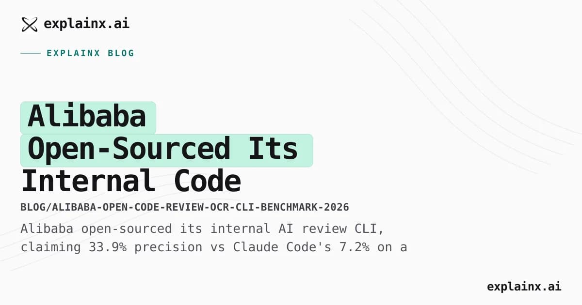 Alibaba Open-Sourced Its Internal Code Review AI: Open Code Review