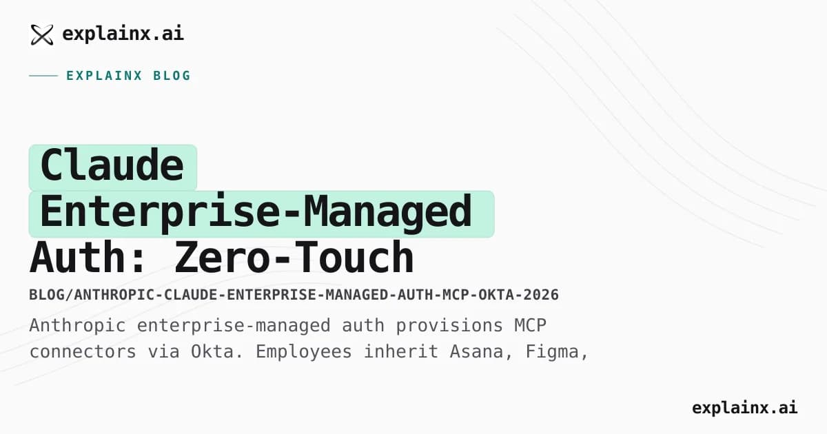 Claude Enterprise-Managed Auth: Zero-Touch MCP via Okta【2026】
