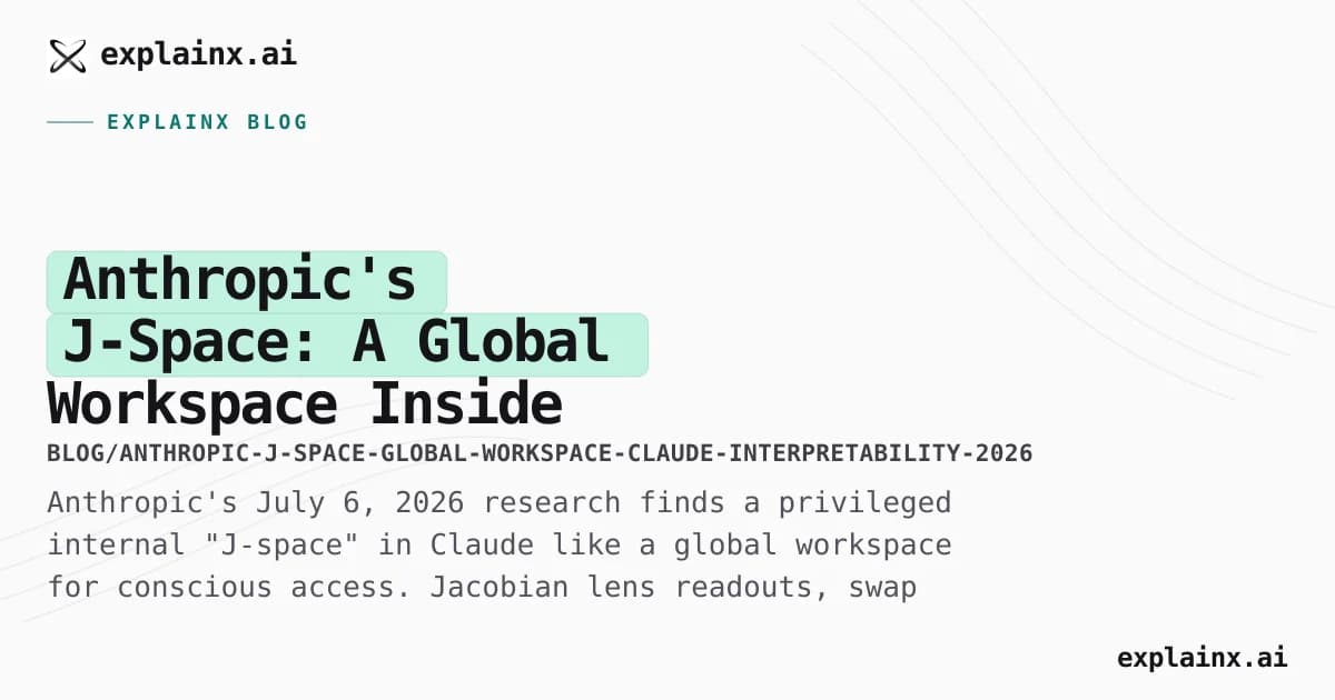 Anthropic's J-Space: A Global Workspace Inside Claude — Silent Reasoning, Safety Monitoring, and What It Is Not