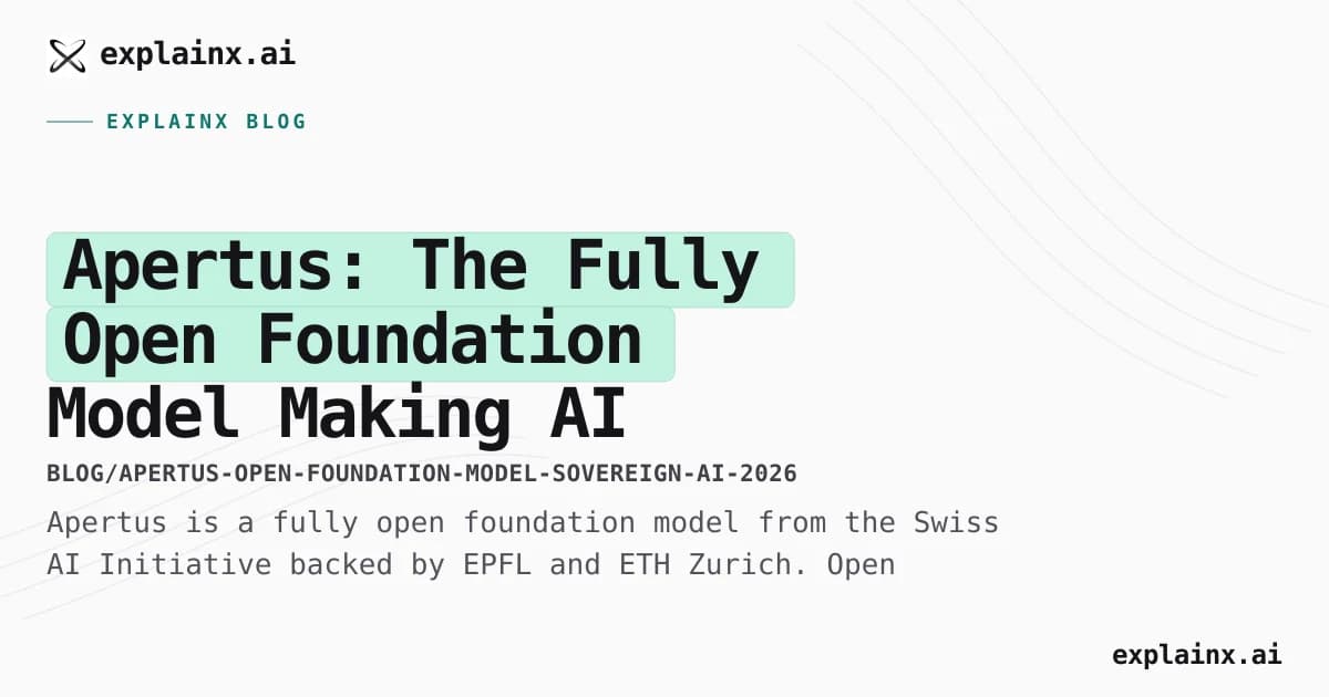 Apertus: The Fully Open Foundation Model Making AI Truly Sovereign