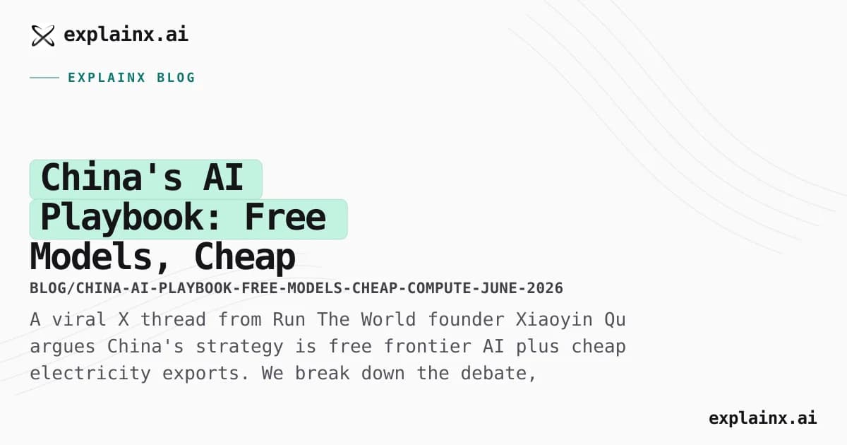 China's AI Playbook: Free Models, Cheap Compute, and What Happens If Intelligence Gets Commoditized