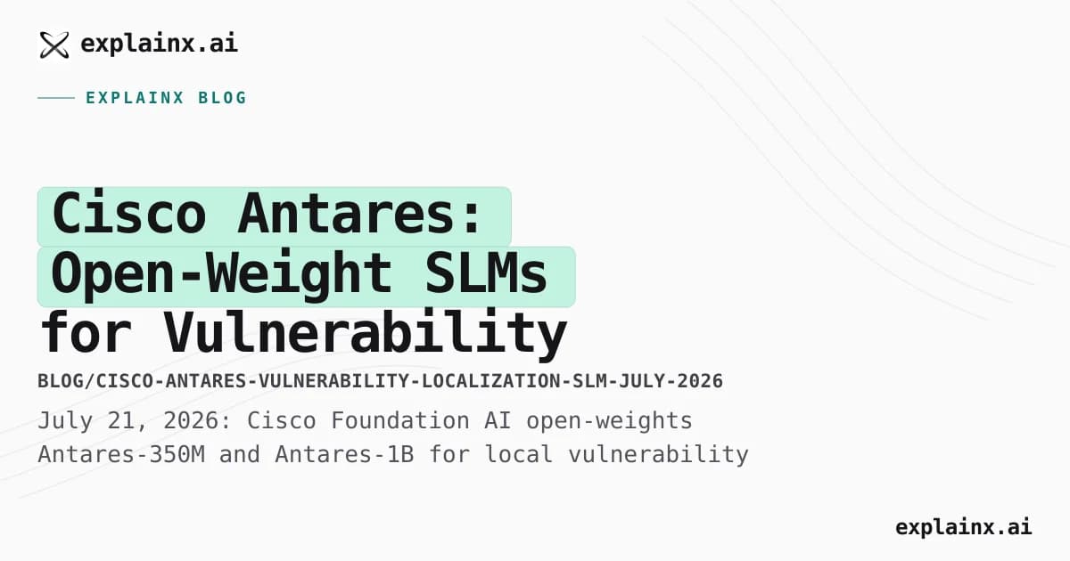 Cisco Antares: Open-Weight SLMs for Vulnerability Localization