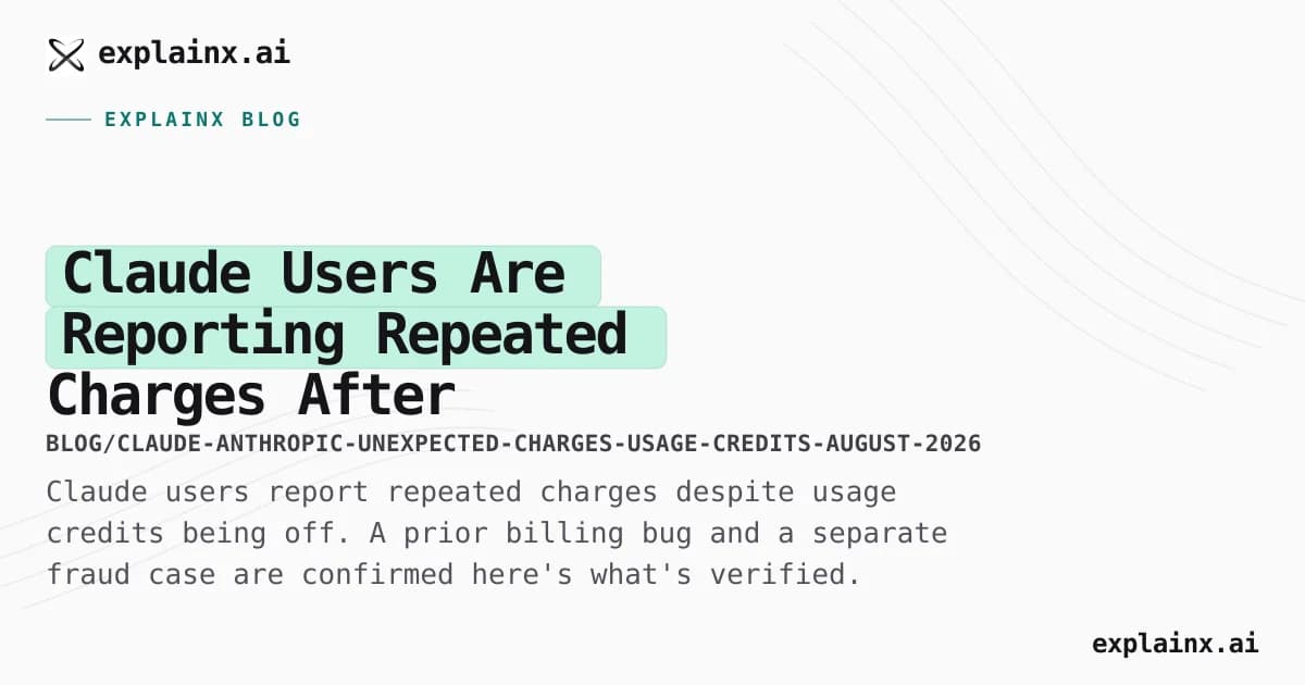 Claude Users Are Reporting Repeated Charges After Disabling Usage Credits — Have You Seen This?