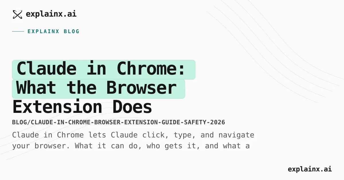 Claude in Chrome: What the Browser Extension Does (and Its Real Risks)