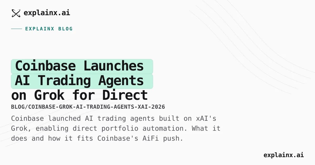 Coinbase Launches AI Trading Agents on Grok for Direct Portfolio Automation