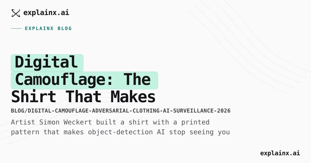 Digital Camouflage: The Shirt That Makes AI Cameras Blind to You