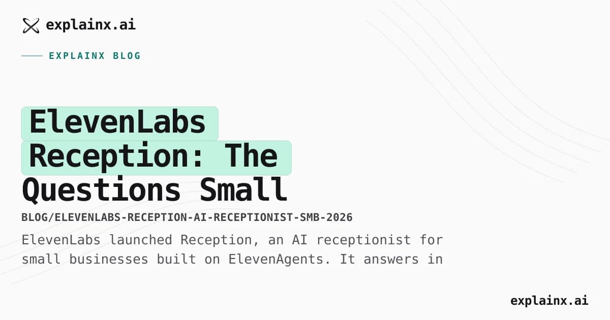 ElevenLabs Reception: The Questions Small Business Owners Actually Asked