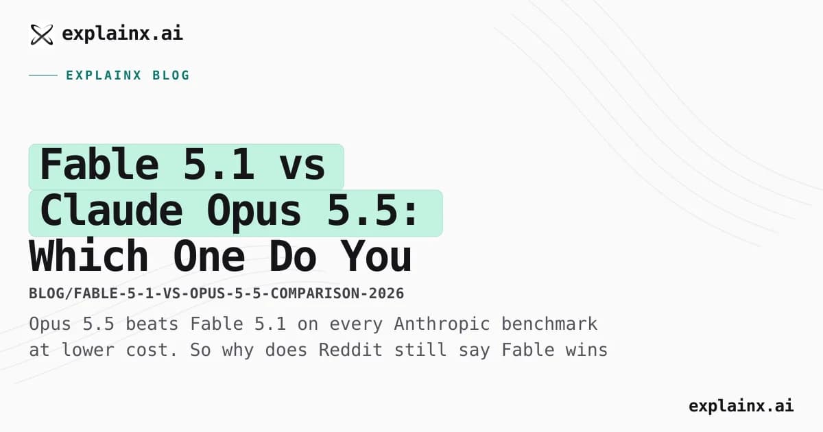 Fable 5.1 vs Claude Opus 5.5: Which One Do You Actually Need