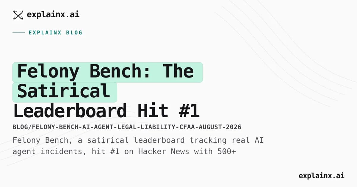 Felony Bench: The Satirical Leaderboard Hit #1 on Hacker News