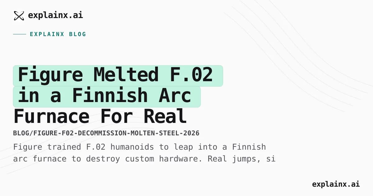 Figure Melted F.02 in a Finnish Arc Furnace — For Real