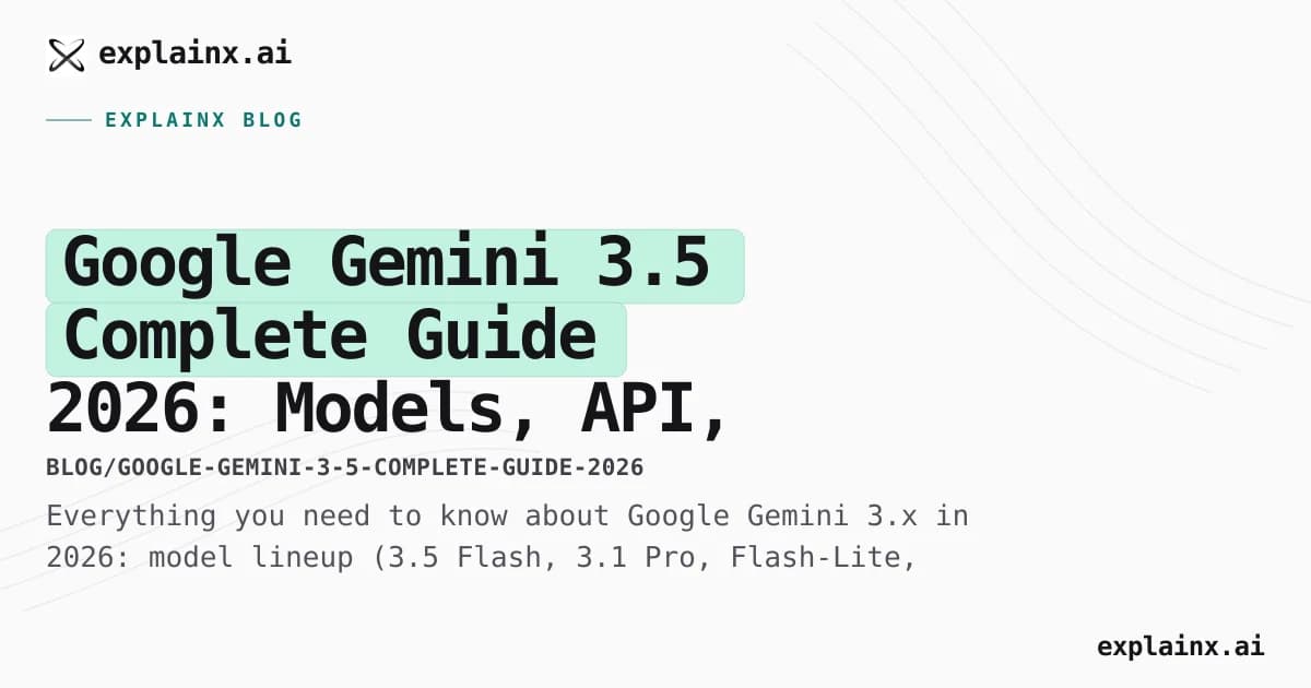 Google Gemini 3.5 Complete Guide 2026: Models, API, and When to Use It