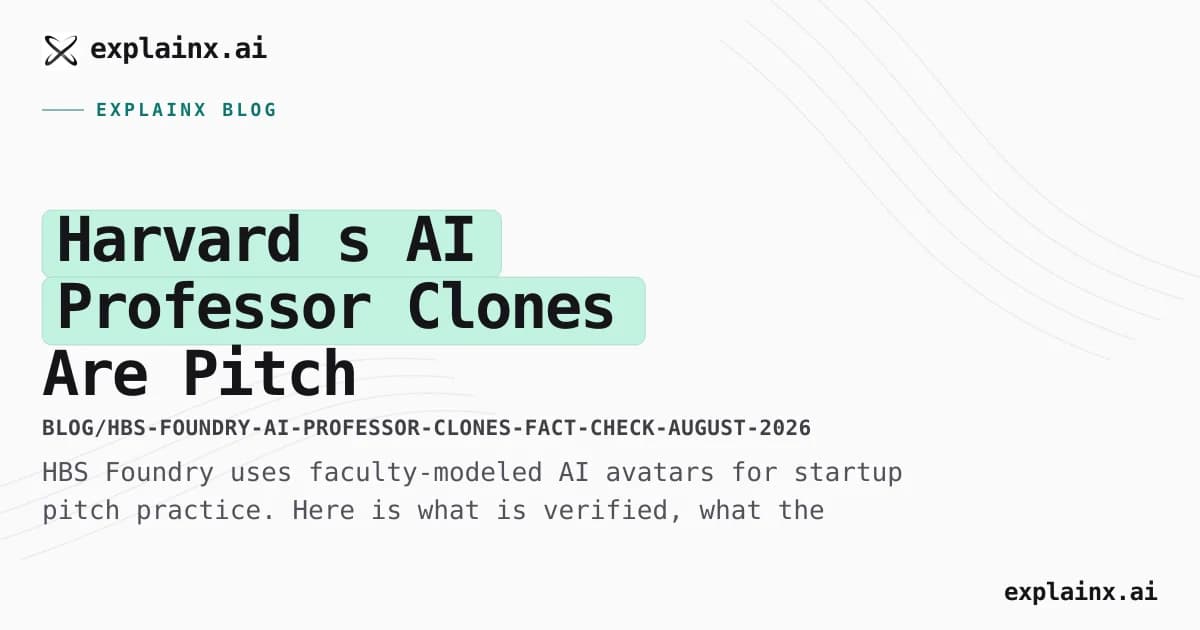 Harvard’s AI Professor Clones Are Pitch Simulators, Not Replacements