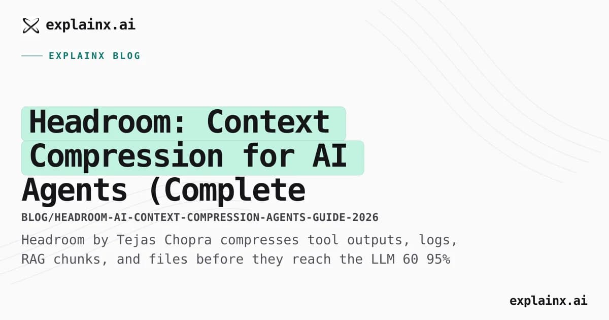 Headroom: Context Compression for AI Agents (Complete Guide)
