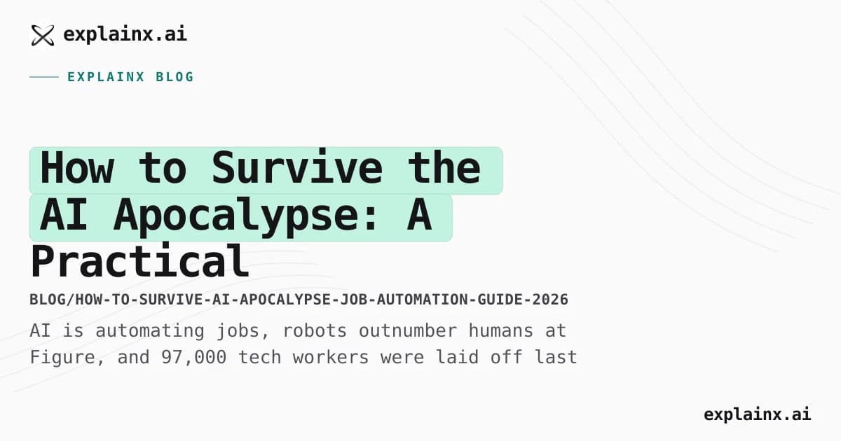 How to Survive the AI Apocalypse: A Practical Guide【2026】