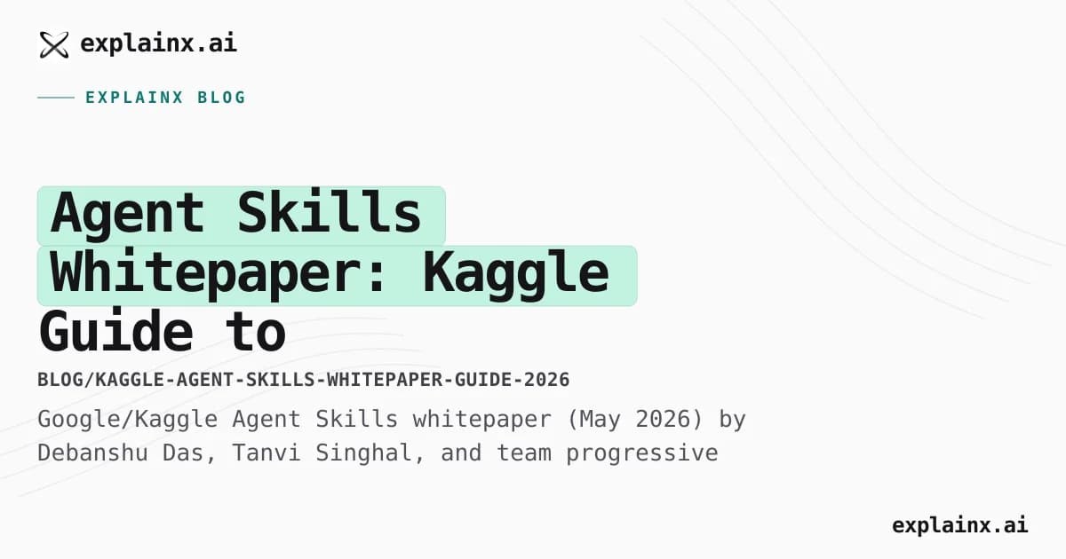 Agent Skills Whitepaper: Kaggle Guide to Procedural Memory for AI Agents