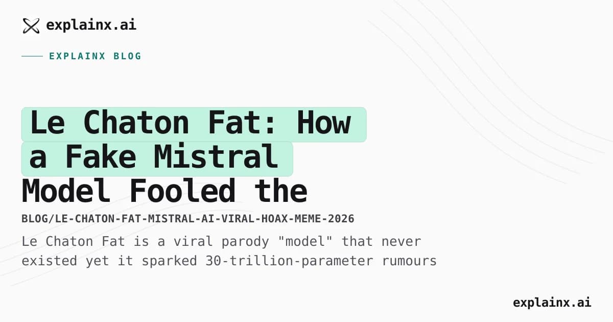 Le Chaton Fat: How a Fake Mistral Model Fooled the AI Internet