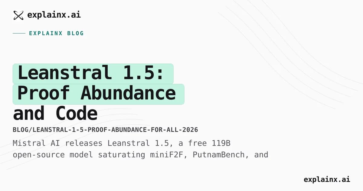 Leanstral 1.5: Proof Abundance and Code Verification for All
