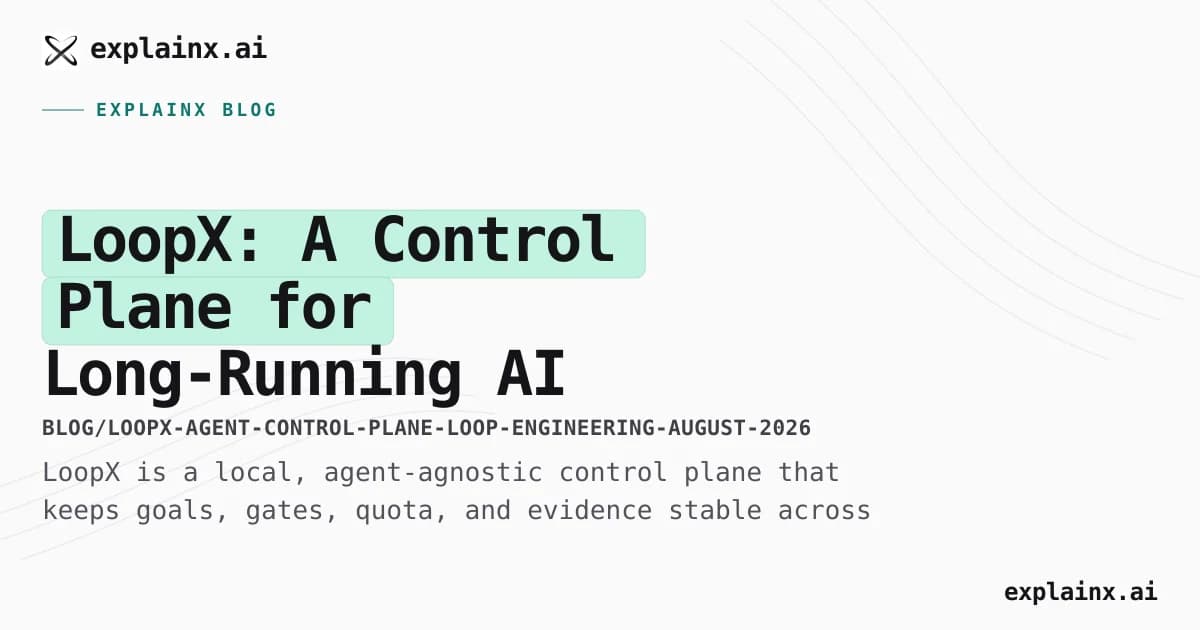 LoopX: A Control Plane for Long-Running AI Agent Work