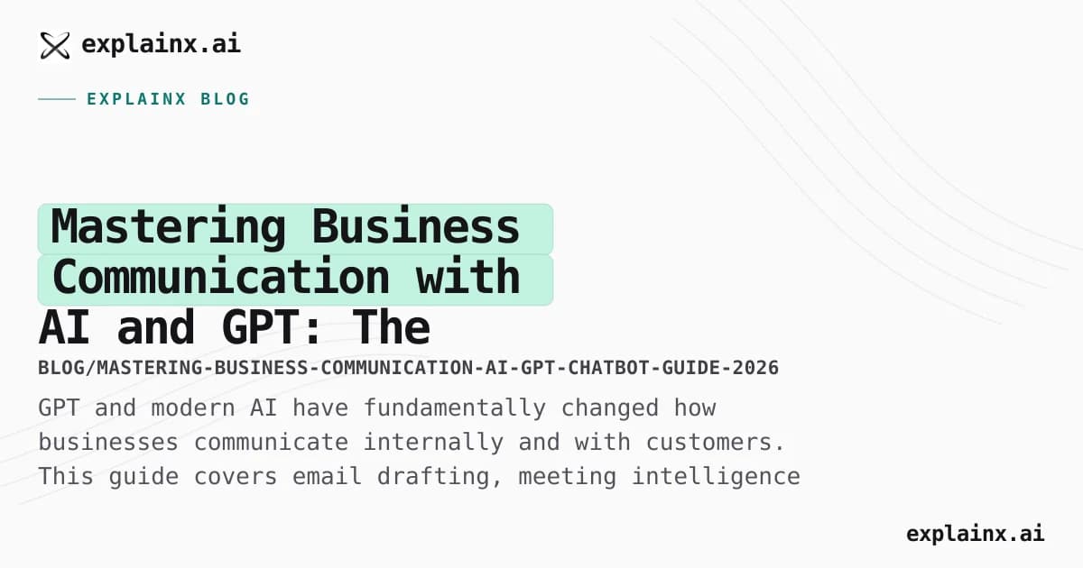 Mastering Business Communication with AI and GPT: The 2026 Complete Guide