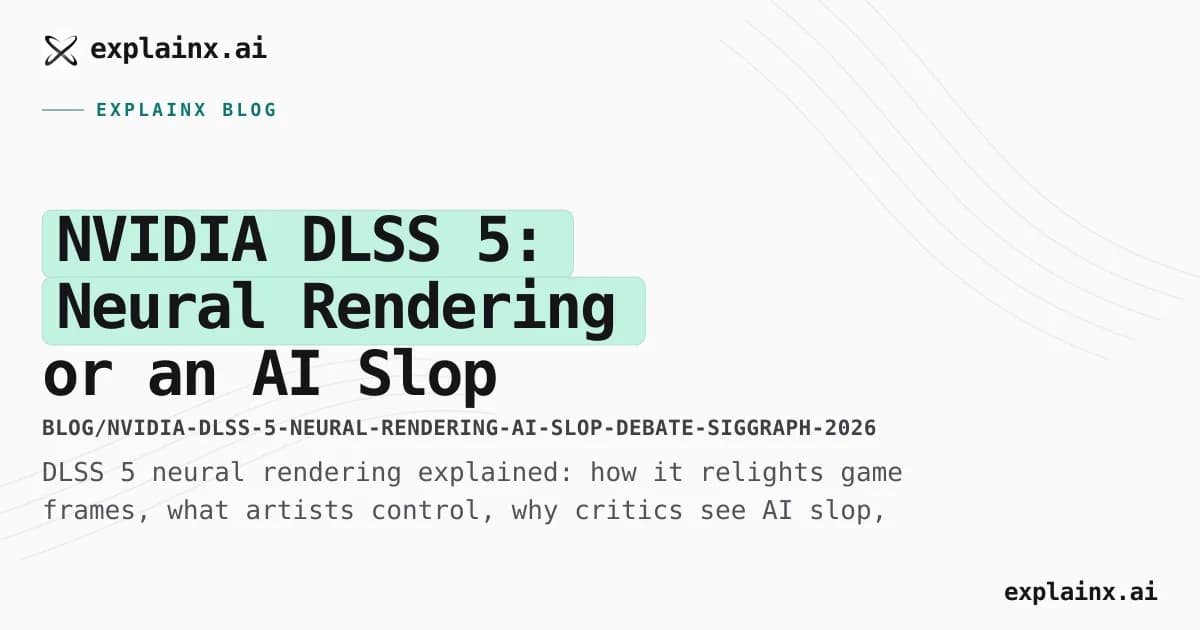 NVIDIA DLSS 5: Neural Rendering or an AI Slop Filter?